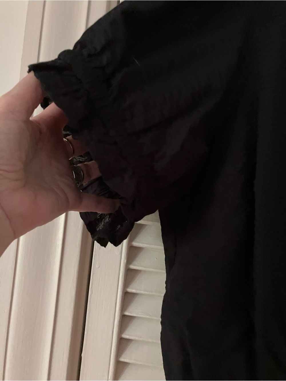 Torrid Size 1 (14-16) Seer Sucker Black Smocked Midi Two-Piece Skirt / Top Set - Picture 4 of 14